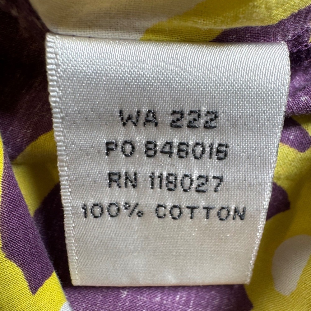 Boden Womens Floral Rickrack Trim Cotton Tunic Dress Purple Yellow WA222 Size 10 - Picture 5 of 9
